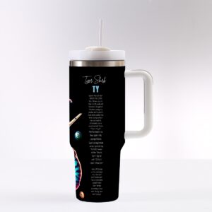 40 oz TY/Pool Sharks Tumbler With Handle